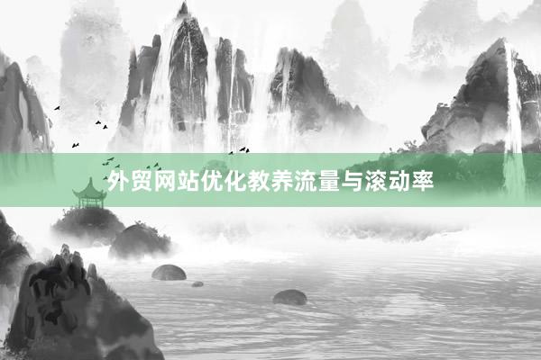 外贸网站优化教养流量与滚动率